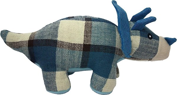 Show full view: Multipet Plaidosaurus Squeaky Plush Dog Toy, Character Varies, Large, 1 count slide 3 of 3