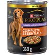 Show in main carousel: Purina Pro Plan Complete Essentials Turkey & Vegetables Entree Slices in Gravy Wet Dog Food, 368-g can, case of 12 slide 1 of 8