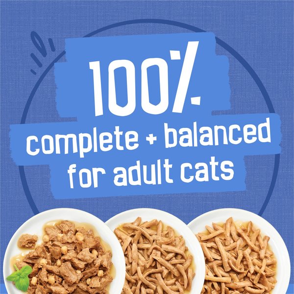 Show full view: Friskies Seafood & Chicken Lovers Variety Pack Wet Cat Food, 156-g can, case of 24 slide 5 of 9