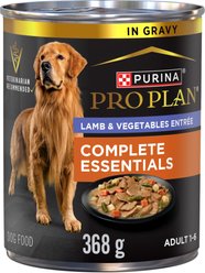 Purina Pro Plan Complete Essentials Lamb & Vegetables Entree Wet Dog Food, 368-g can, case of 12