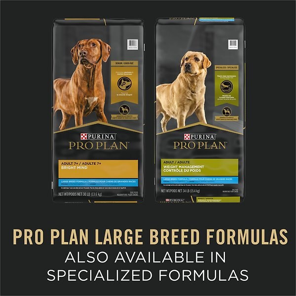 Show full view: Purina Pro Plan Large Breed Chicken & Rice Entree Wet Dog Food, 368-g can, case of 12 slide 6 of 8