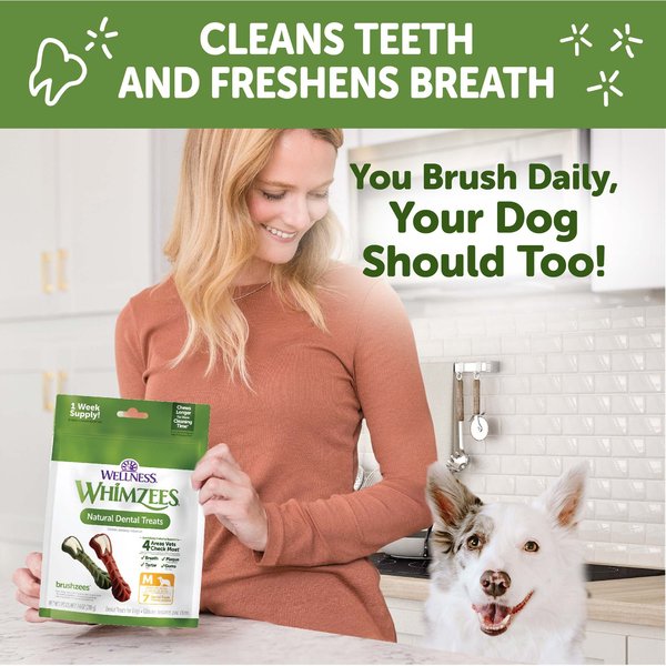 Show full view: WHIMZEES by Wellness Variety Box Dental Chews Natural Grain-Free Dental Dog Treats, Medium, 28 count slide 6 of 9