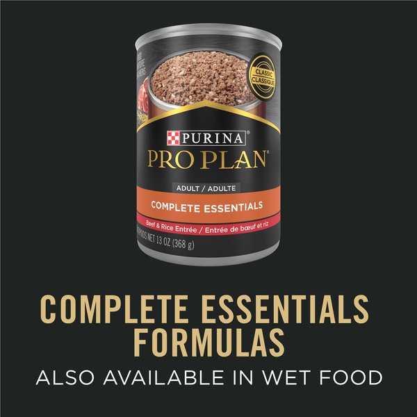 Show full view: Purina Pro Plan Complete Essentials Shredded Blend Salmon & Rice Formula Dry Dog Food, 15-kg bag slide 6 of 10