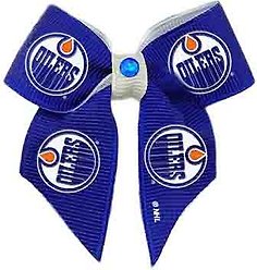 All Star Dogs Edmonton Oilers Dog & Cat Hair Bow