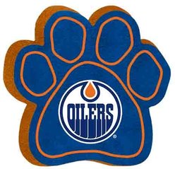 All Star Dogs Edmonton Oilers Paw Shaped Dog Toy