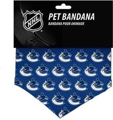 All Star Dogs Vancouver Canucks All-Over Print Dog & Cat Bandana, Large