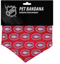 All Star Dogs Montreal Canadiens All-Over Print Dog & Cat Bandana, Large