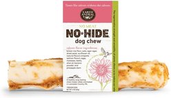 Earth Animal No-Hide Medium Roll Long Lasting Natural Rawhide Alternative No Salmon Vegetarian Recipe Dog Chew Treat