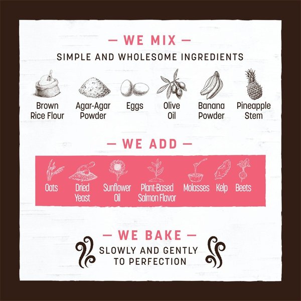 Show full view: Earth Animal No-Hide Medium Roll Long Lasting Natural Rawhide Alternative No Salmon Vegetarian Recipe Dog Chew Treat slide 4 of 9