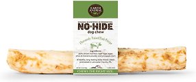 Earth Animal No-Hide Large Rolls Long Lasting Natural Rawhide Alternative Pork Recipe Chew Dog Treats, 1 cou...