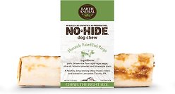 Earth Animal No-Hide Medium Rolls Long Lasting Natural Rawhide Alternative Pork Recipe Chew Dog Treats, 1 count