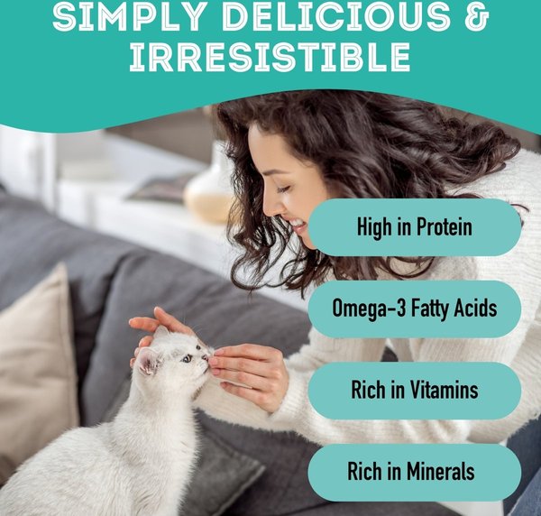 Show full view: The Granville Island Pet Treatery To Dive For! Dehydrated Salmon & Tuna Dog & Cat Treats, 3.17-oz bag slide 5 of 7