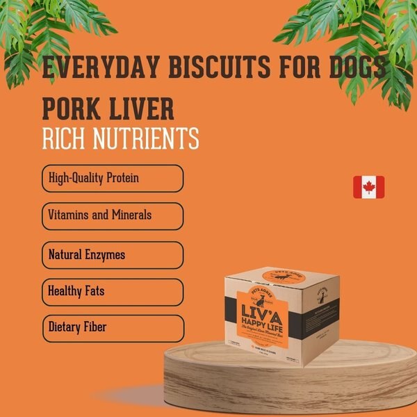 Show full view: The Granville Island Pet Treatery Liv'A Happy Life Pets Agree Liver Flavored Dog Treats, 32-oz bag, Small slide 4 of 9