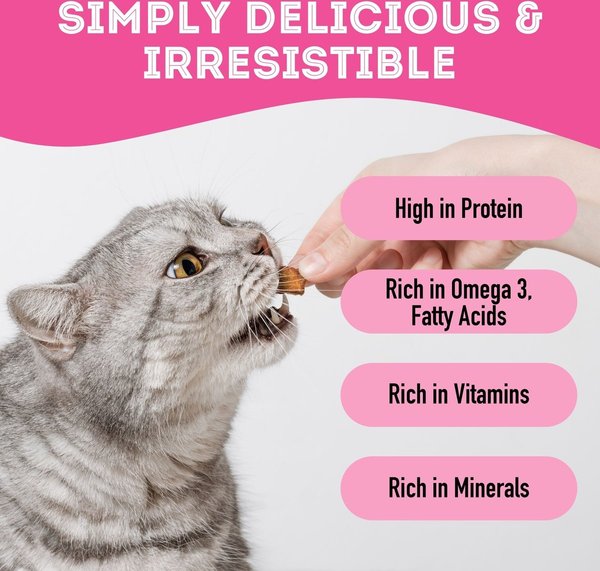 Show full view: The Granville Island Pet Treatery Let's Hook Up Freeze-Dried Salmon Dog & Cat Treats, 1.76-oz bag slide 5 of 7