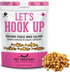 The Granville Island Pet Treatery Let's Hook Up Freeze-Dried Salmon Dog & Cat Treats, 1.76-oz bag