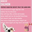Show in main carousel: The Granville Island Pet Treatery Hooked! Pets Agree Grain-Free Salmon Flavored Dog Treats, 16-oz bag slide 3 of 8