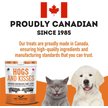 Show in main carousel: The Granville Island Pet Treatery Hogs & Kisses Dehydrated Pork Liver Dog & Cat Treats, 3.17-oz bag slide 7 of 7