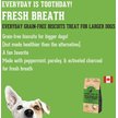 Show in main carousel: The Granville Island Pet Treatery Everyday is Tooth Day Pets Agree Breath Freshening Dog Treats, 32-oz bag, Small slide 3 of 9