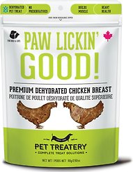 The Granville Island Pet Treatery Paw Lickin' Good! Premium Dehydrated Chicken, 80-g bag