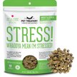 Show in main carousel: The Granville Island Pet Treatery Stress! Whaddya Mean I’m Stressed! Nutra Supplement Treat Bites, 150-g bag slide 1 of 1