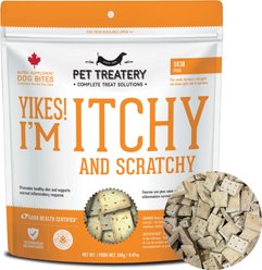 The Granville Island Pet Treatery Yikes! I’m Itchy and Scratchy Nutra Supplement Treat Bites, 240-g bag