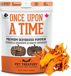 The Granville Island Pet Treatery Once Upon A Time…  Premium Dehydrated Pumpkin Dog Treats, 80-g bag