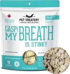 The Granville Island Pet Treatery Gasp! My Breath Is Stinky Nutra Supplement Treat Bites, 240-g bag