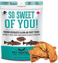 The Granville Island Pet Treatery So Sweet of You! Premium Dehydrated Salmon and Sweet Potato, 80-g bag
