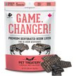 Show in main carousel: The Granville Island Pet Treatery Game Changer! Premium Dehydrated Bison Liver, 80-g bag slide 1 of 6