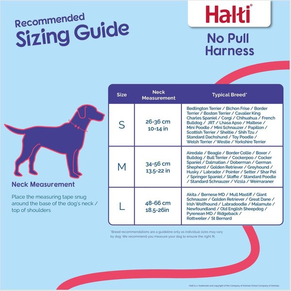 Show full view: Halti Nylon No Pull Dog Harness, Black, Small slide 3 of 7