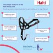 Show in main carousel: Halti Nylon Padded No Pull Dog Headcollar, Black, Size 1 slide 2 of 10