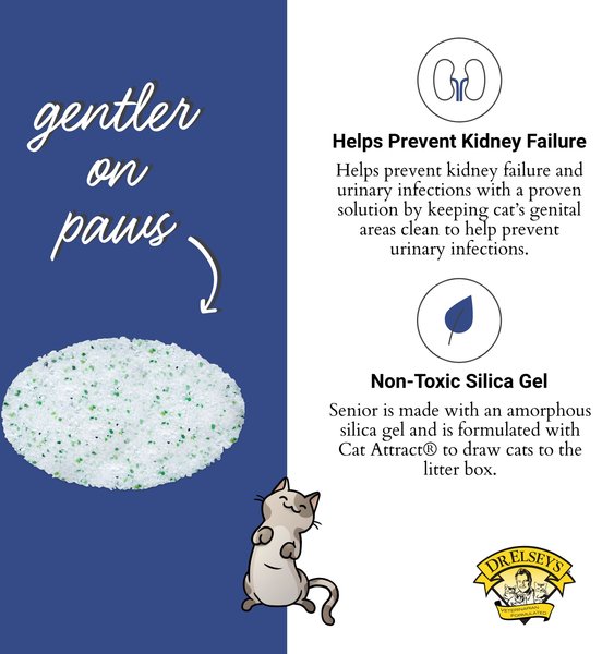 Show full view: Dr. Elsey's Senior Crystal Cat Litter, 3.63-kg bag slide 4 of 9