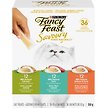 Show in main carousel: Fancy Feast Savoury Purée Naturals Variety Pack Cat Treats, 10-g pouch, 36 count slide 1 of 9