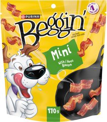 Beggin' Mini with Bacon Dog Treats, 170-g pouch