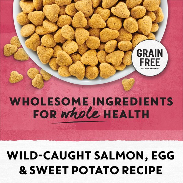 Show full view: Purina Beyond Grain-Free Indoor Cat Wild-Caught Salmon, Egg & Sweet Potato Recipe Dry Cat Food, 1.36-kg bag slide 8 of 10