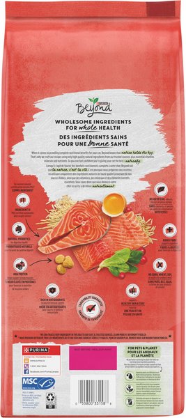 Show full view: Purina Beyond Simply Salmon & Whole Brown Rice Recipe Dry Cat Food, 2.72-kg bag slide 3 of 11