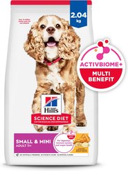 Hill's Science Diet Adult 11+ Small Paws Chicken Meal, Barley & Brown Rice Recipe Dry Dog Food, 2.04-kg bag