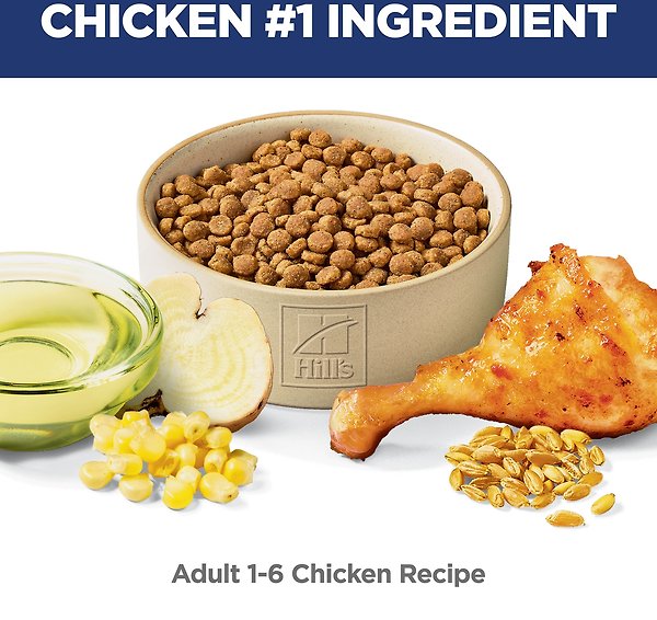 Show full view: Hill's Science Diet Adult Chicken Recipe Dry Cat Food, 7.25-kg bag slide 4 of 12