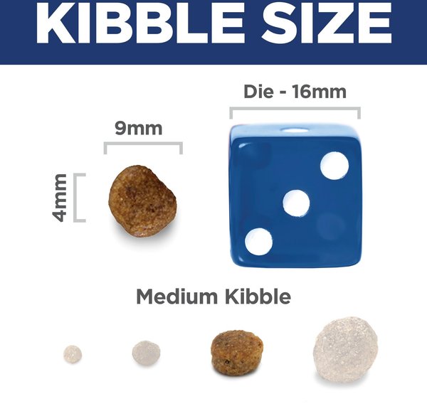 Show full view: Hill's Science Diet Adult 7+ Small Bites Chicken Meal, Barley & Rice Recipe Dry Dog Food, 2.26-kg bag slide 6 of 12