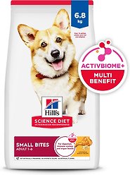 Hill's Science Diet Adult Small Bites Chicken & Barley Recipe Dry Dog Food, 6.80-kg bag