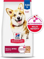 Hill's Science Diet Adult Small Bites Lamb Meal & Brown Rice Recipe Dry Dog Food, 7.03-kg bag