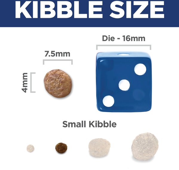 Show full view: Hill's Science Diet Adult 7+ Small Paws Chicken Meal, Barley & Brown Rice Recipe Dry Dog Food, 7.03-kg bag slide 6 of 12