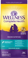 Wellness Complete Health Adult Whitefish & Sweet Potato Recipe Dry Dog Food, 11.8-kg bag