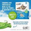 Show in main carousel: Catit Go Natural! Pea Husk Clumping Multi-Cat Cat Litter, Vanilla Scented, 6.4-kg box slide 3 of 7
