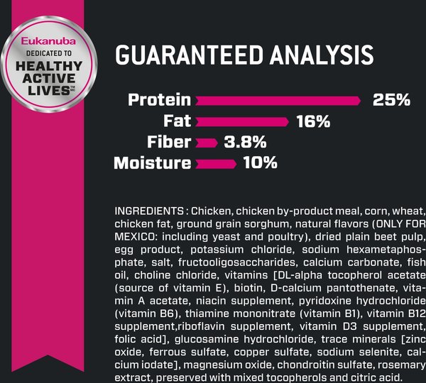 Show full view: Eukanuba Adult Small Bites Dry Dog Food, 13.61-kg bag slide 7 of 10