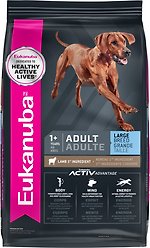 Eukanuba Adult Large Breed Lamb 1st Ingredient Dry Dog Food, 13.61-kg bag