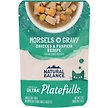 Show in main carousel: Natural Balance Platefulls Chicken & Pumpkin Formula in Gravy Grain-Free Cat Food Pouches, 85-g pouch, case of 24 slide 1 of 10