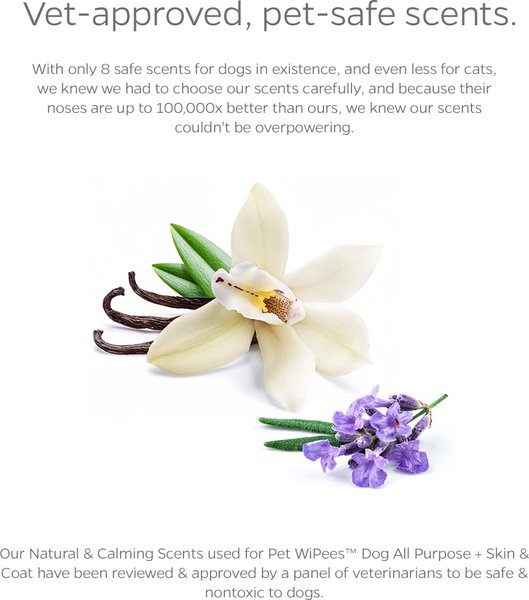 Show full view: Pet Parents Pet WiPees Dog All Purpose Skin & Coat Dog Wipes, 400 count, Calming slide 7 of 9