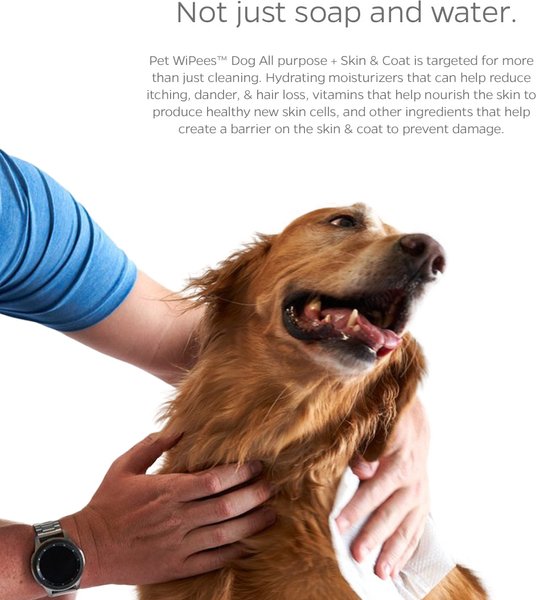 Show full view: Pet Parents Pet WiPees Dog All Purpose Skin & Coat Dog Wipes, 400 count, Calming slide 3 of 9