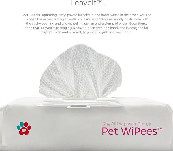 Show full view: Pet Parents Pet WiPees Dog All Purpose Allergy Dog Wipes, 400 count slide 9 of 10